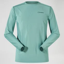 Berghaus Men's 24/7 Crew Long Sleeve Tech Tee - Green New
