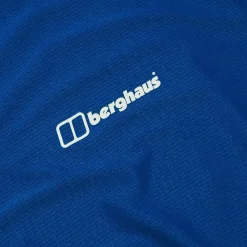 Berghaus Men's 247 Crew Long Sleeve Tech Tee - Blue Hot