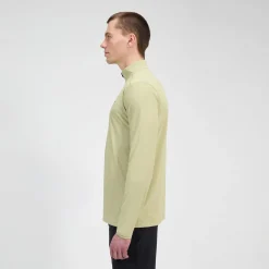Berghaus Men's 24/7 Half Zip Long Sleeve Tech Tee - Natural Online