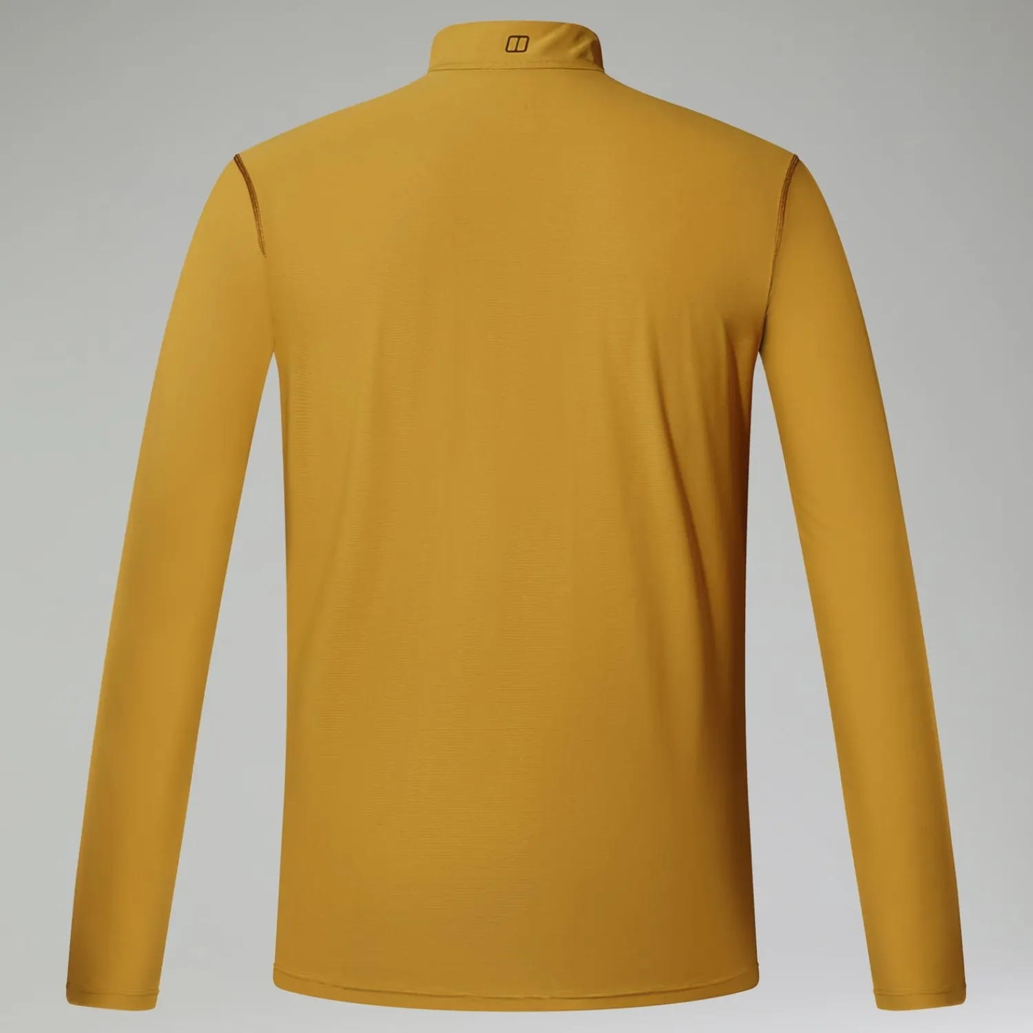 Berghaus Men's 24/7 Half Zip Long Sleeve Tech Tee - Yellow Hot