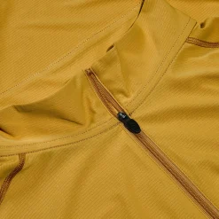 Berghaus Men's 24/7 Half Zip Long Sleeve Tech Tee - Yellow Hot