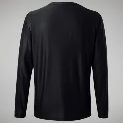 Berghaus Men's 24/7 Tech Tee Long Sleeve Crew - Black Hot