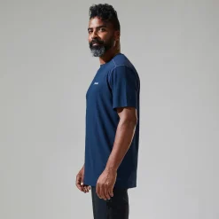 Berghaus Men's 24/7 Tech Tee Super Stretch Crew - Dark Blue Fashion