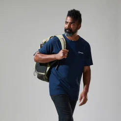 Berghaus Men's 24/7 Tech Tee Super Stretch Crew - Dark Blue Fashion