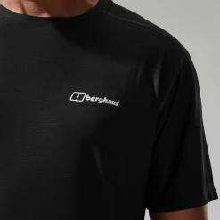 Berghaus Men's 24/7 Tech Tee Super Stretch Crew - Black Sale