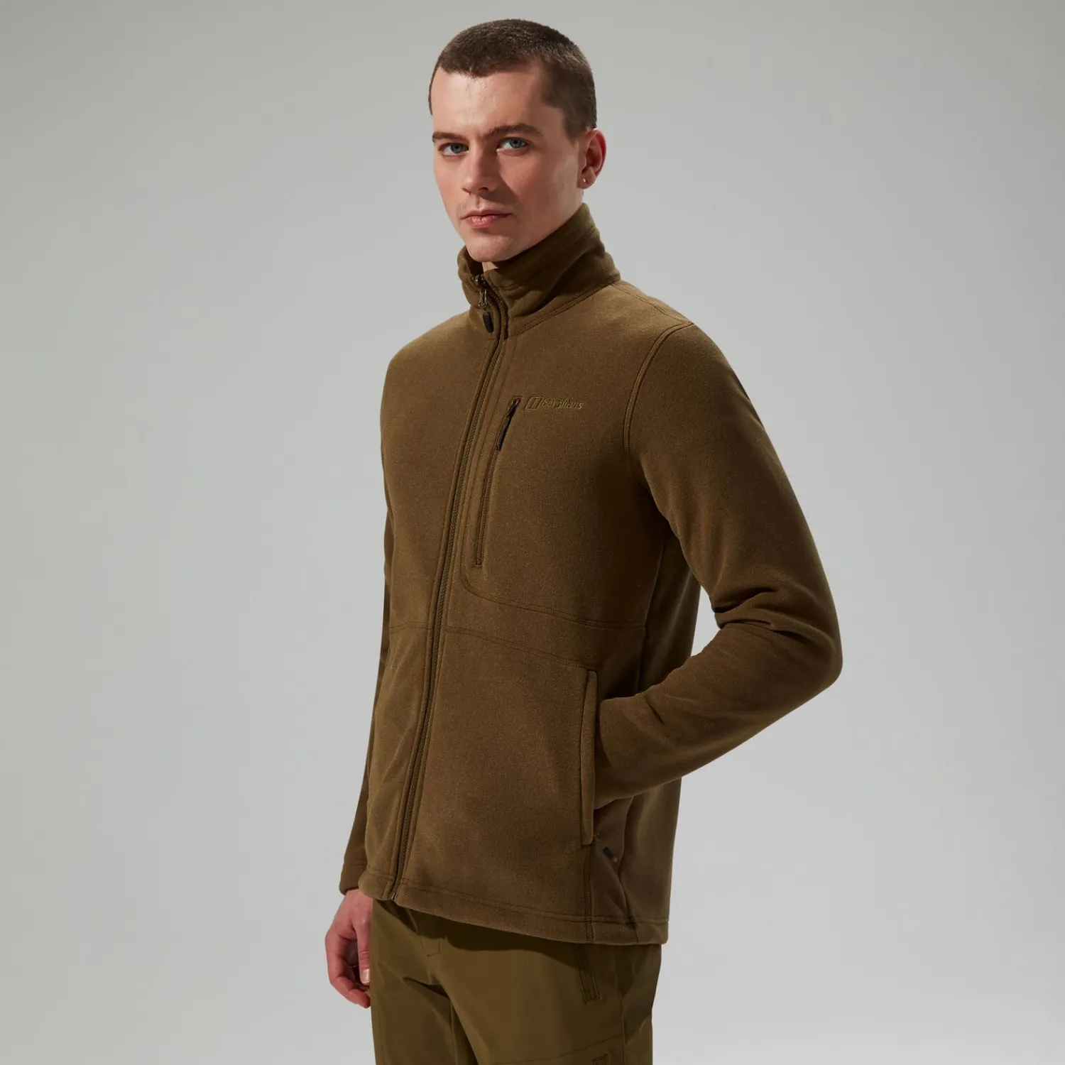 Berghaus Men's Activity InterActive Polartec Fleece - Brown New