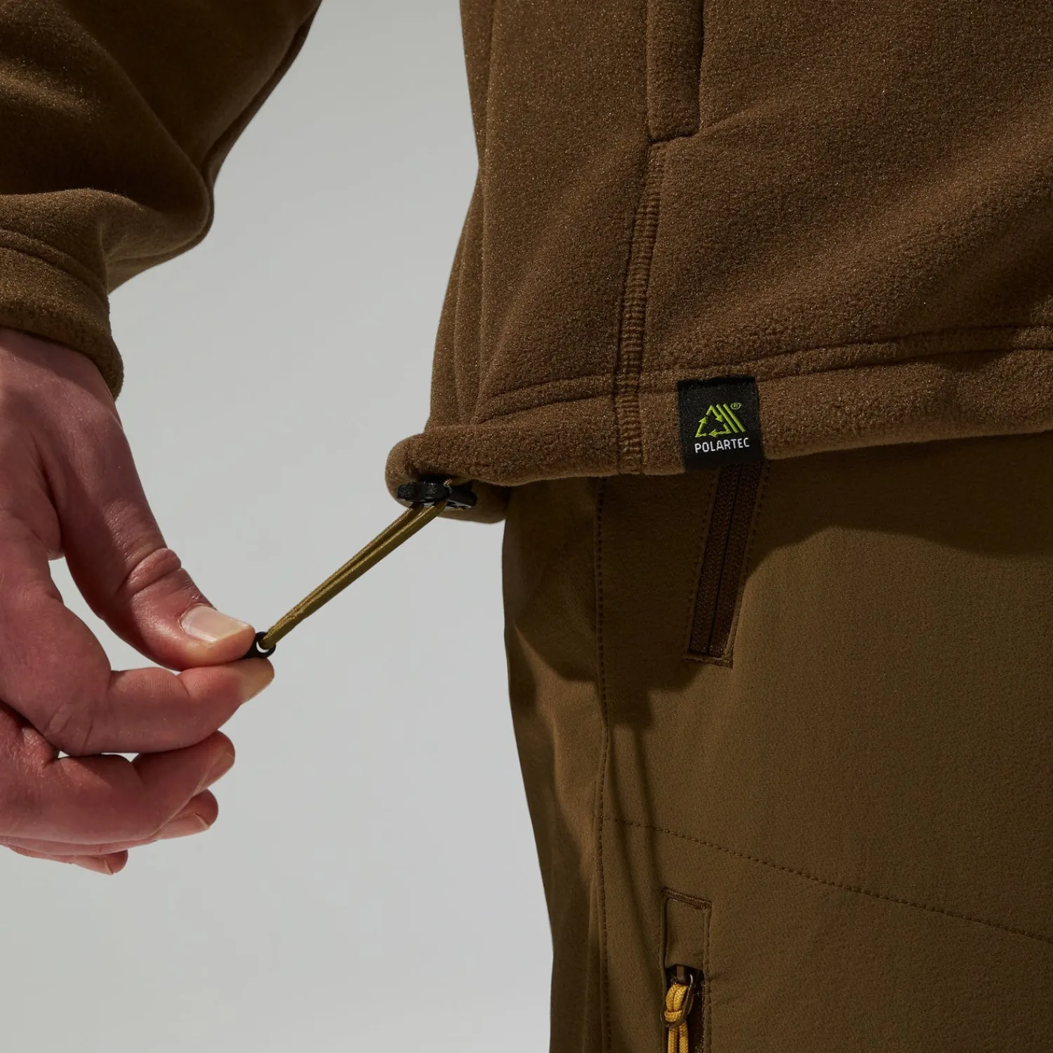 Berghaus Men's Activity InterActive Polartec Fleece - Brown New