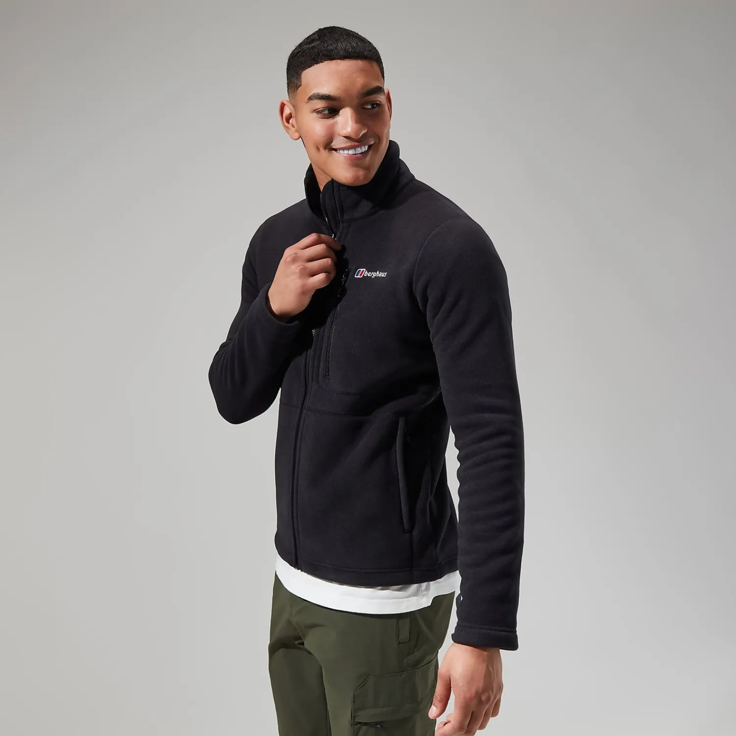 Berghaus Men's Activity Polartec Jacket InterActive - Black Clearance