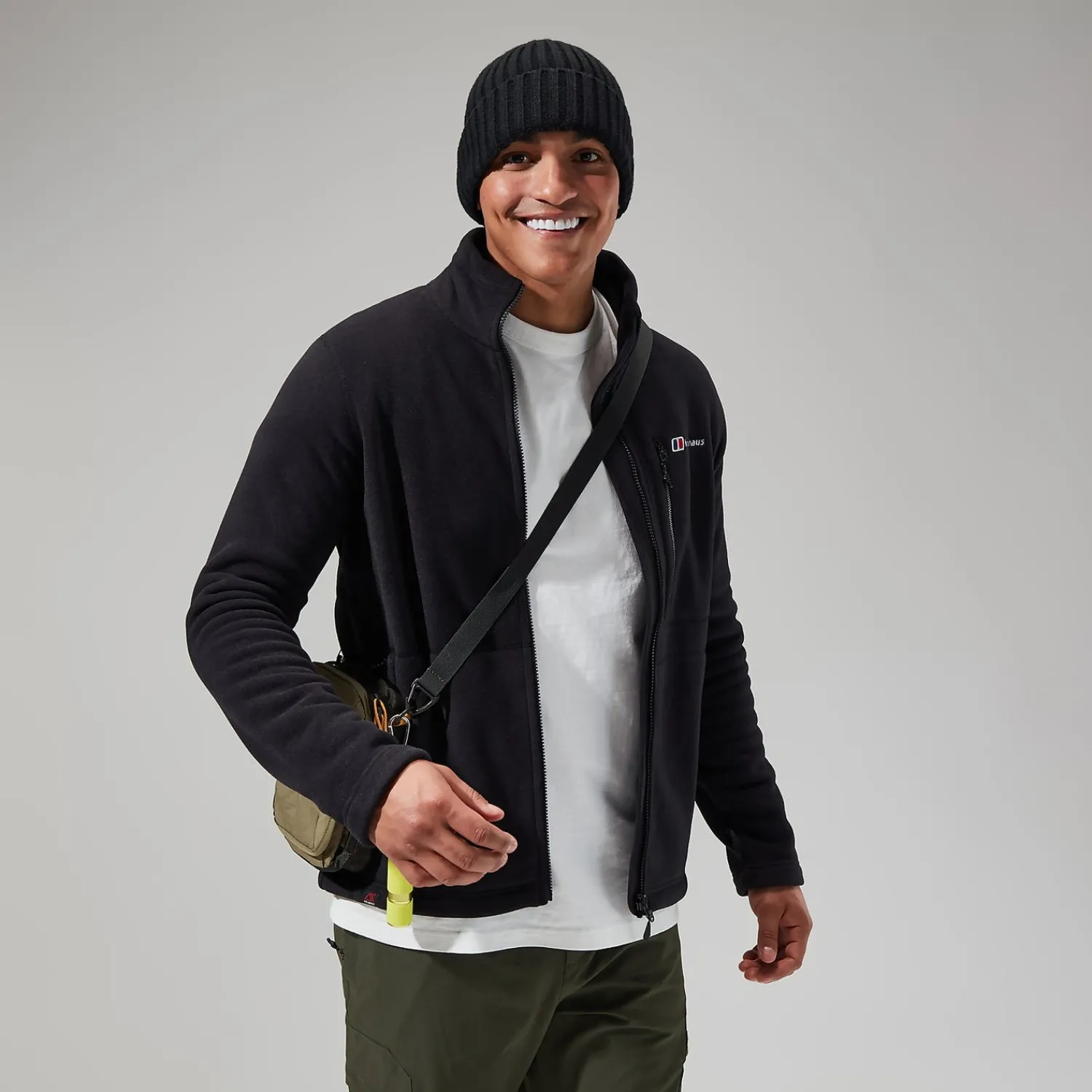 Berghaus Men's Activity Polartec Jacket InterActive - Black Clearance