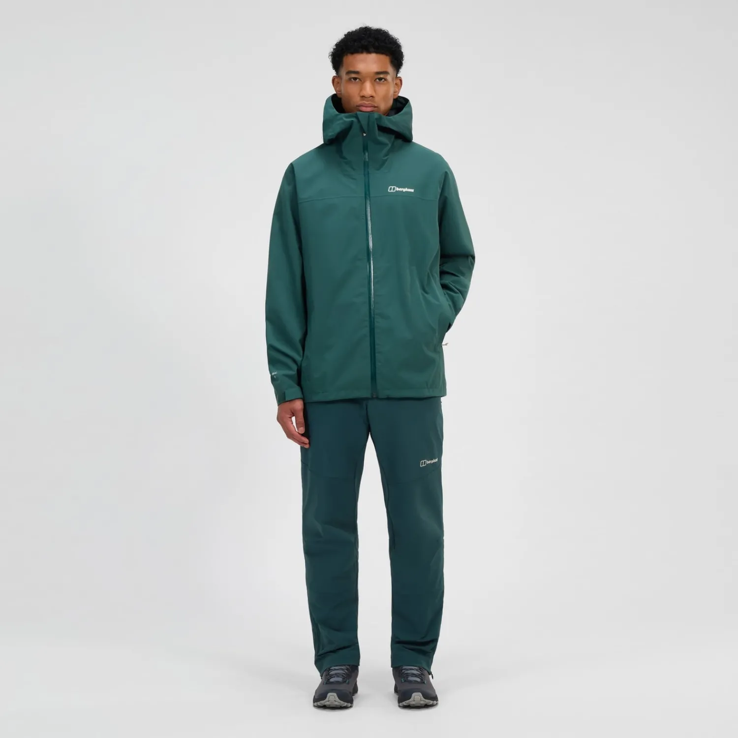 Berghaus Men's Arnaby Hooded Waterproof Jacket - Green Outlet