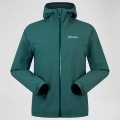 Berghaus Men's Arnaby Hooded Waterproof Jacket - Green Outlet