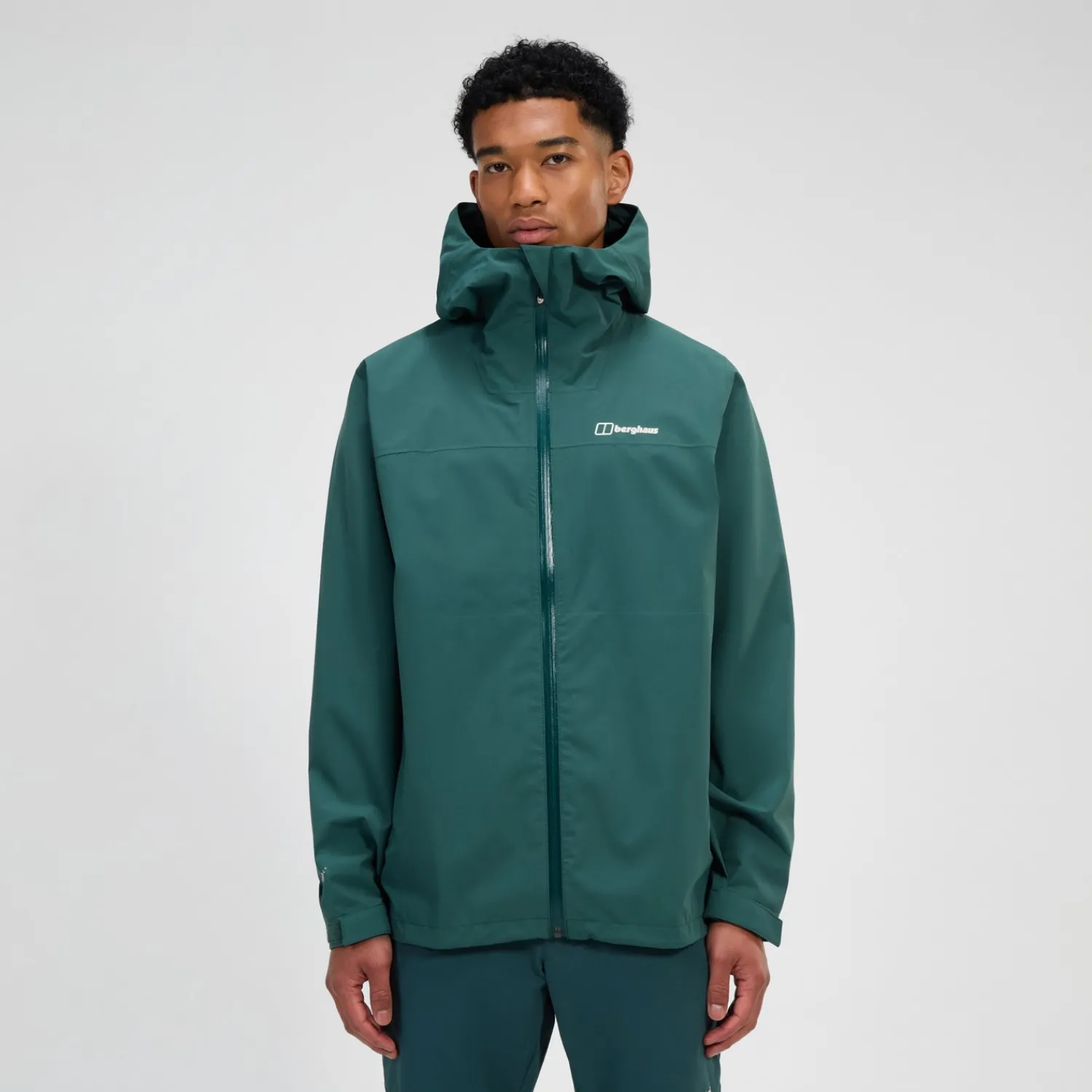 Berghaus Men's Arnaby Hooded Waterproof Jacket - Green Outlet