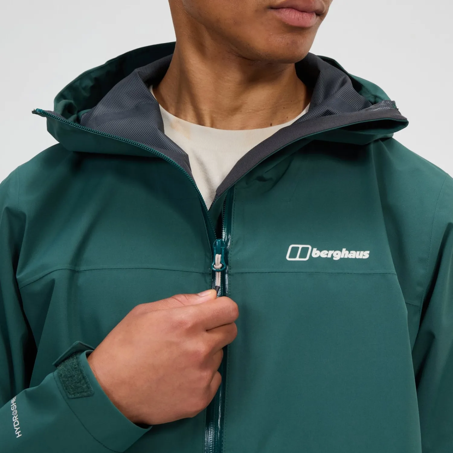 Berghaus Men's Arnaby Hooded Waterproof Jacket - Green Outlet