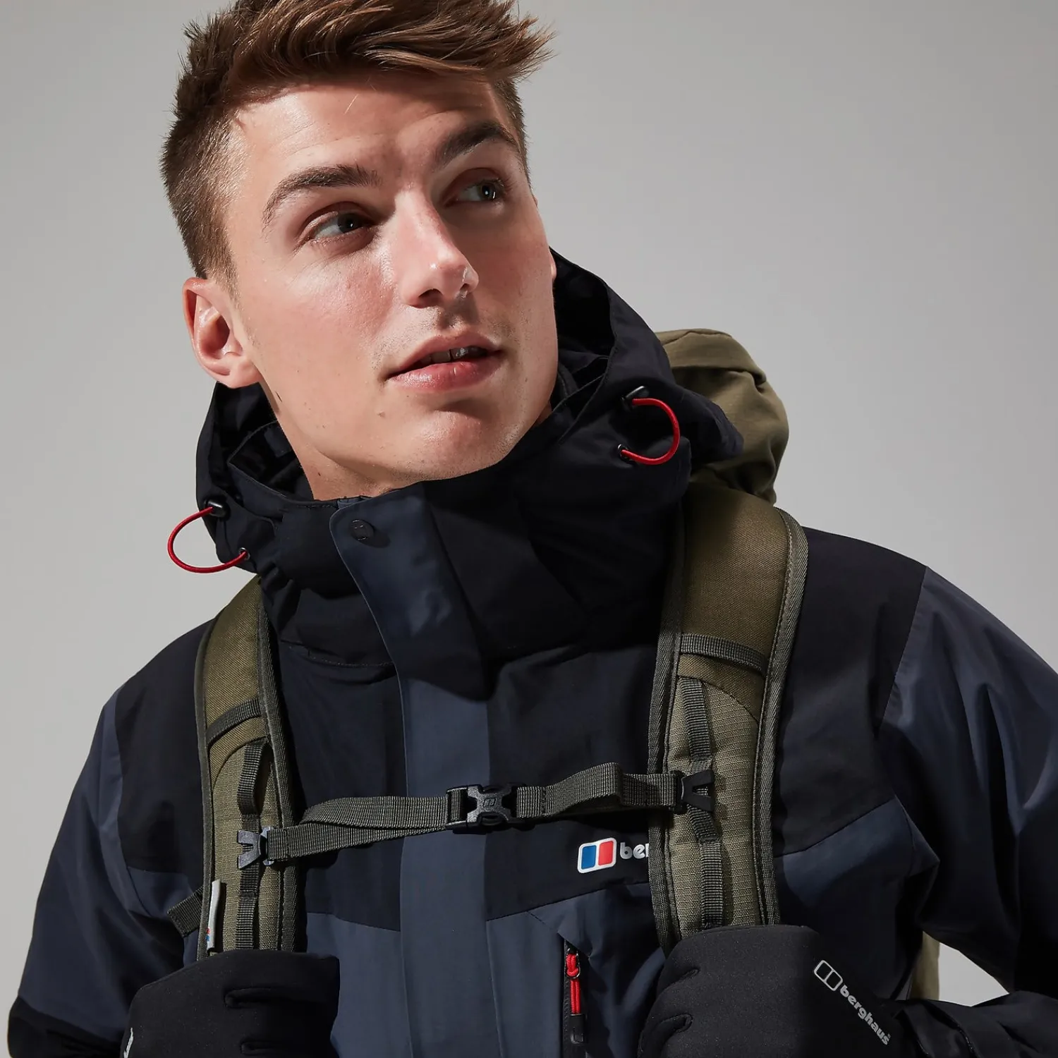 Berghaus Men's Arran Gemini 3in1 Jacket - Dark Grey/Black Outlet