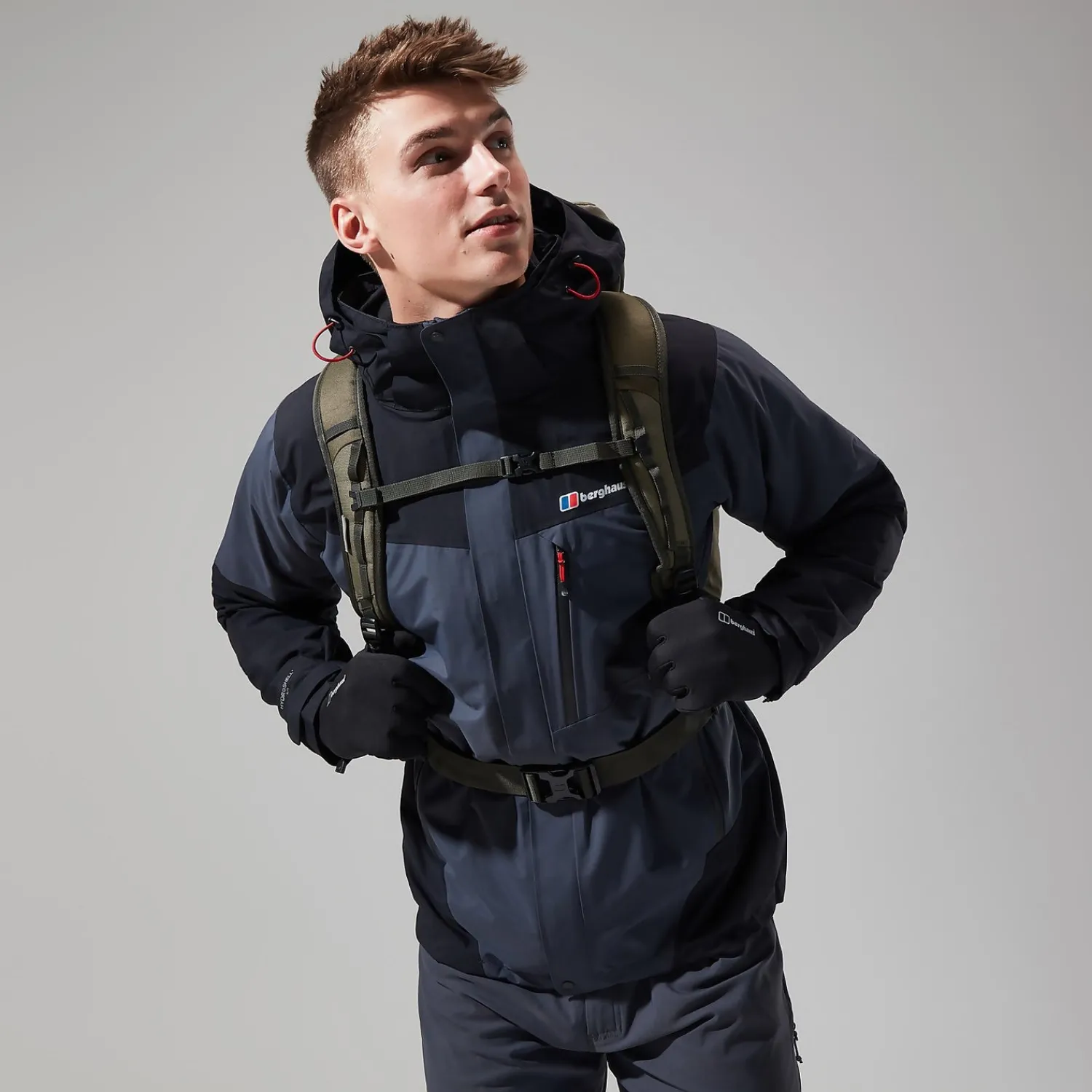 Berghaus Men's Arran Gemini 3in1 Jacket - Dark Grey/Black Outlet