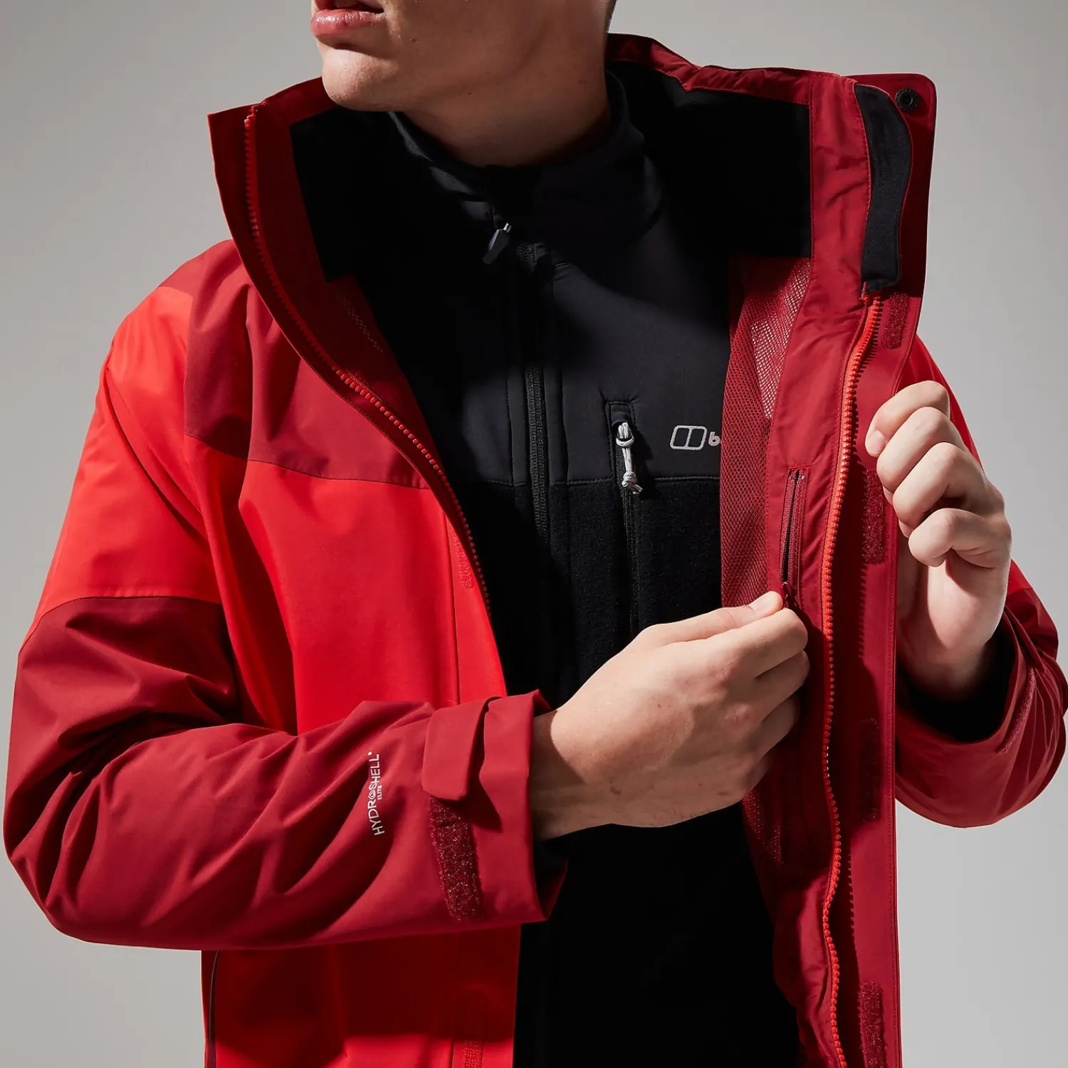 Berghaus Men's Arran Jacket - Red/Dark Red Discount
