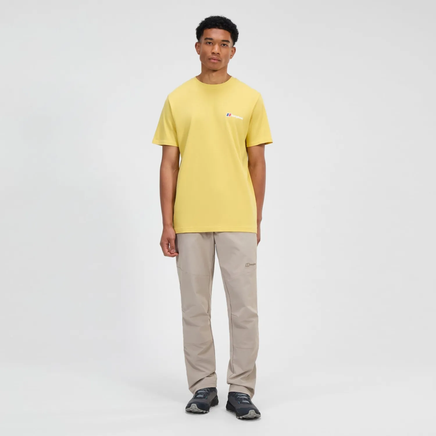 Berghaus Men's Class Logo Tee - Yellow Sale