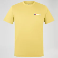Berghaus Men's Class Logo Tee - Yellow Sale