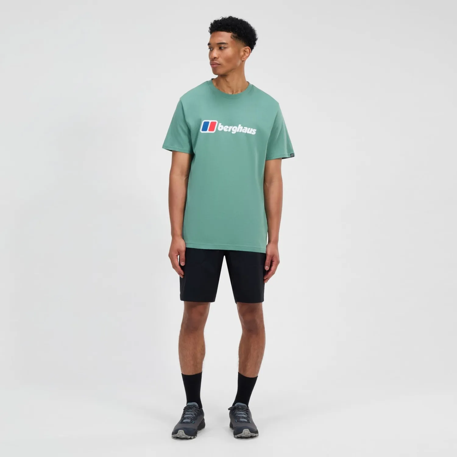 Berghaus Men's Class XL-Logo Tee - Green Outlet