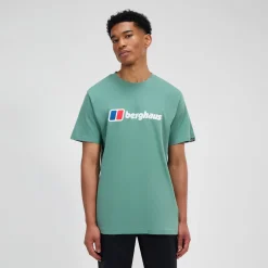 Berghaus Men's Class XL-Logo Tee - Green Outlet
