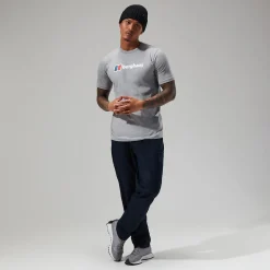 Berghaus Men's Big Classic Logo Tee Dark Grey Fashion