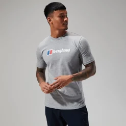 Berghaus Men's Big Classic Logo Tee Dark Grey Fashion