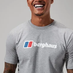 Berghaus Men's Big Classic Logo Tee Dark Grey Fashion
