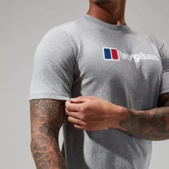Berghaus Men's Big Classic Logo Tee Dark Grey Fashion