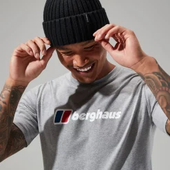 Berghaus Men's Big Classic Logo Tee Dark Grey Fashion