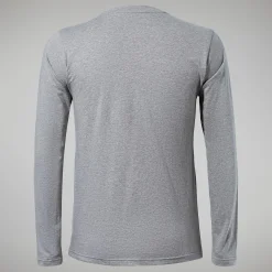 Berghaus Men's Big Logo Long Sleeve Tee Dark Grey Best