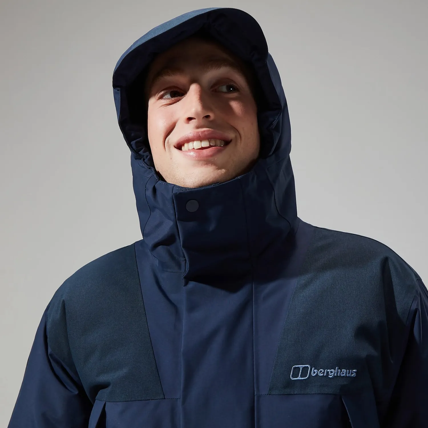 Berghaus Men's Breccan Insulated Waterproof Parka - Blue Discount