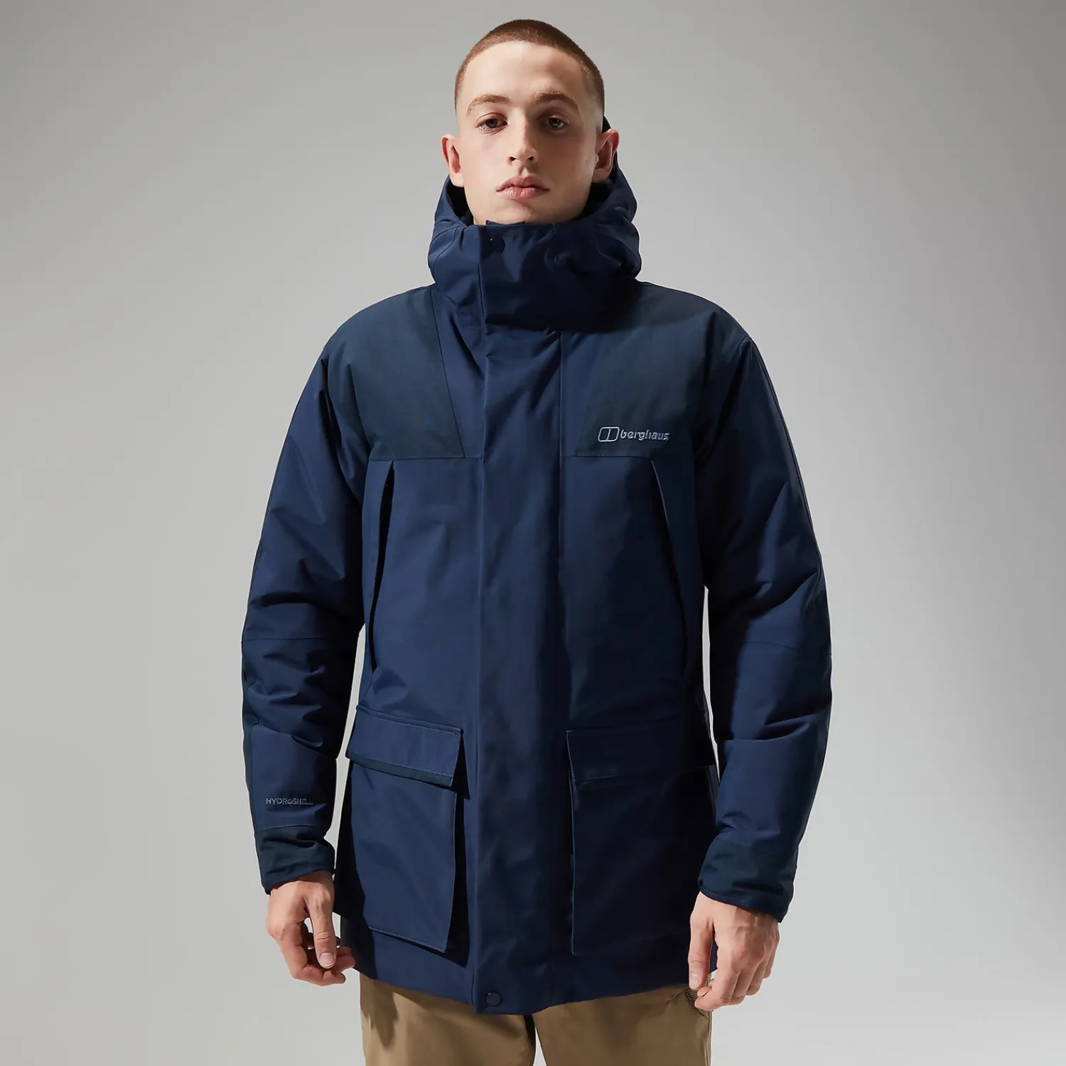 Berghaus Men's Breccan Insulated Waterproof Parka - Blue Discount