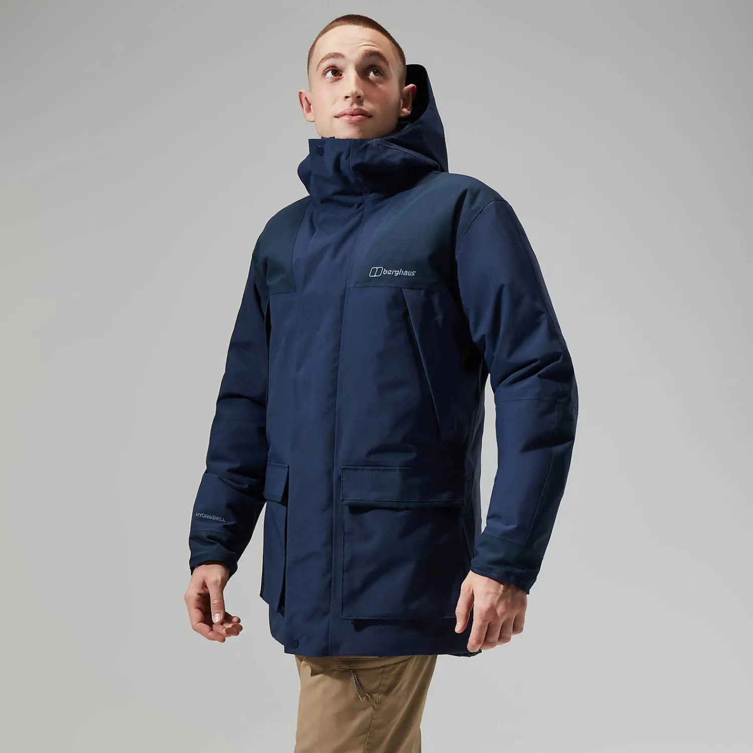 Berghaus Men's Breccan Insulated Waterproof Parka - Blue Discount