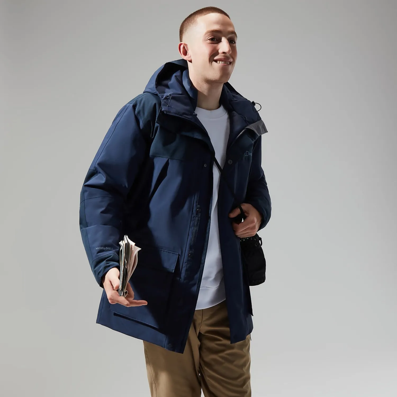 Berghaus Men's Breccan Insulated Waterproof Parka - Blue Discount