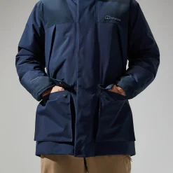Berghaus Men's Breccan Insulated Waterproof Parka - Blue Discount