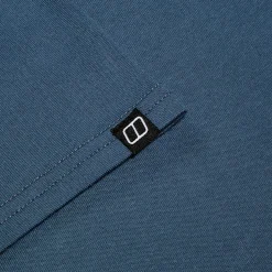 Berghaus Men's Cheviot Box Logo Short Sleeve T-Shirt - Blue Fashion