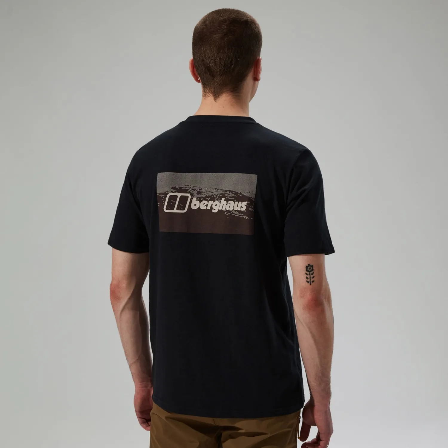 Berghaus Men's Cheviot Box Logo Short Sleeve T-Shirt - Black Online