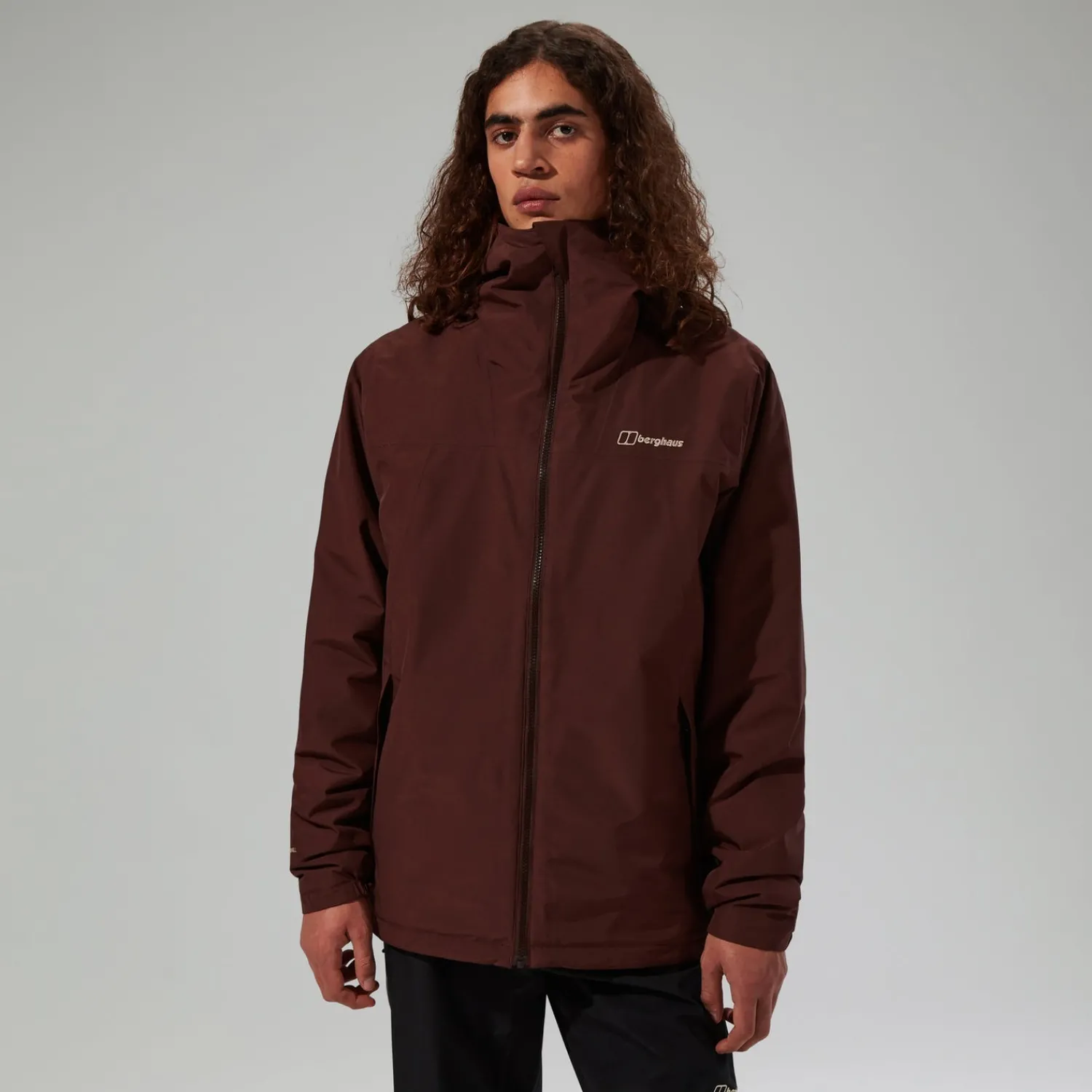 Berghaus Men's Deluge Pro 3.0 Insulated Waterproof Jacket - Brown Hot