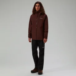 Berghaus Men's Deluge Pro 3.0 Insulated Waterproof Jacket - Brown Hot