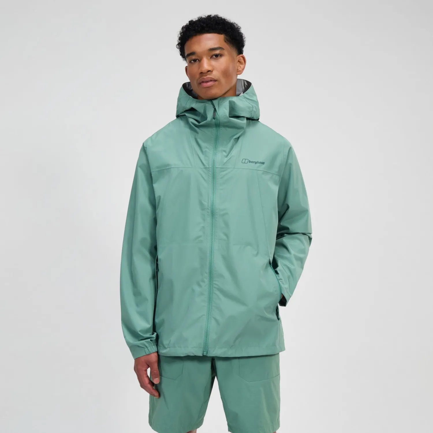 Berghaus Men's Deluge Pro 3.0 Waterproof Jacket - Green Outlet