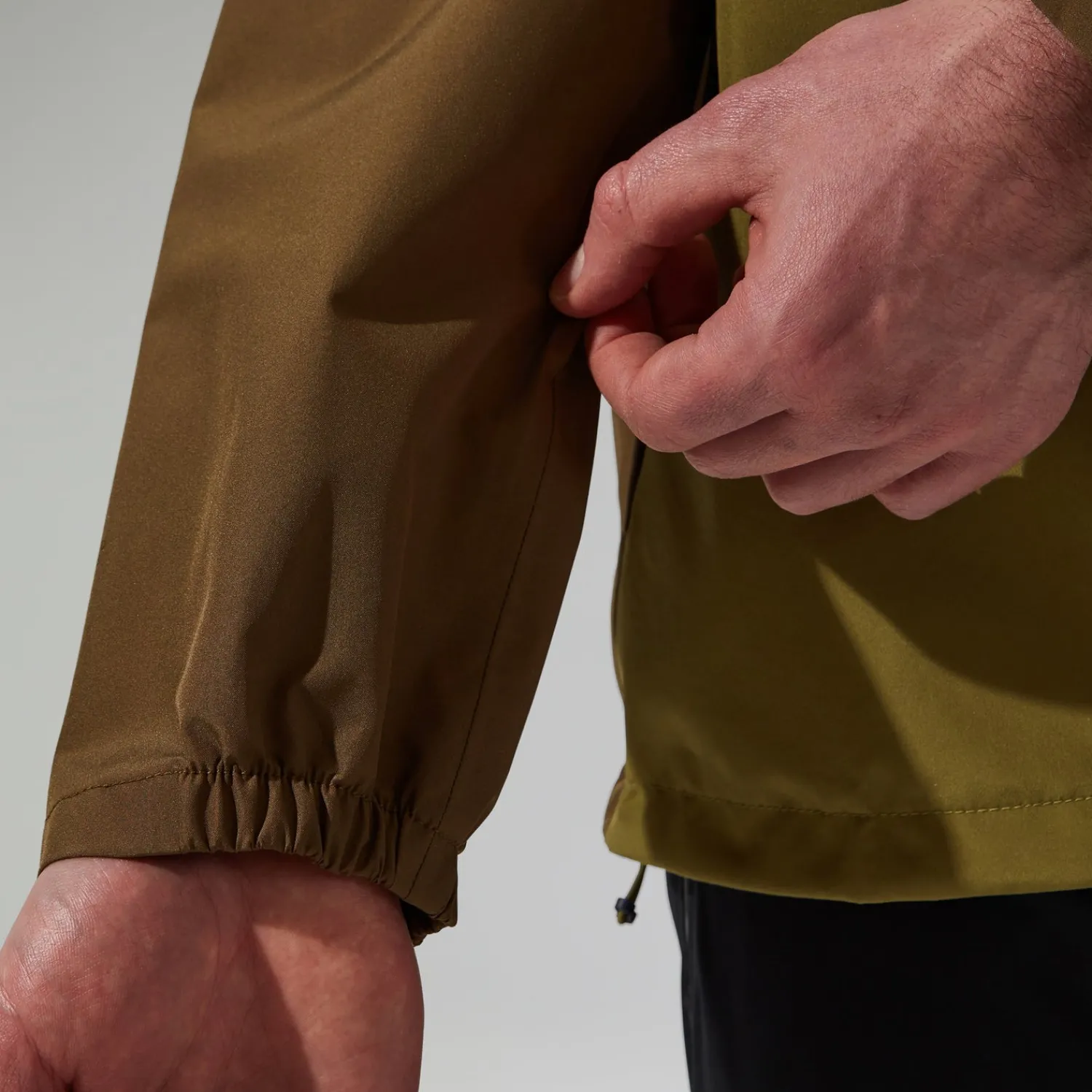 Berghaus Men's Deluge Pro 3.0 Waterproof Jacket - Green/Brown Clearance