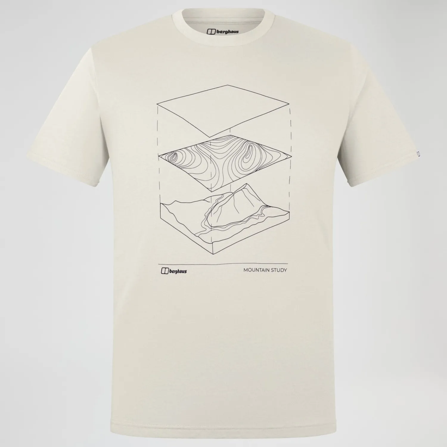 Berghaus Men's Everyday Elements Short Sleeve Tee - Grey Clearance