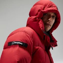 Berghaus Men's Fawdon Down Jacket - Dark Red/Black Hot