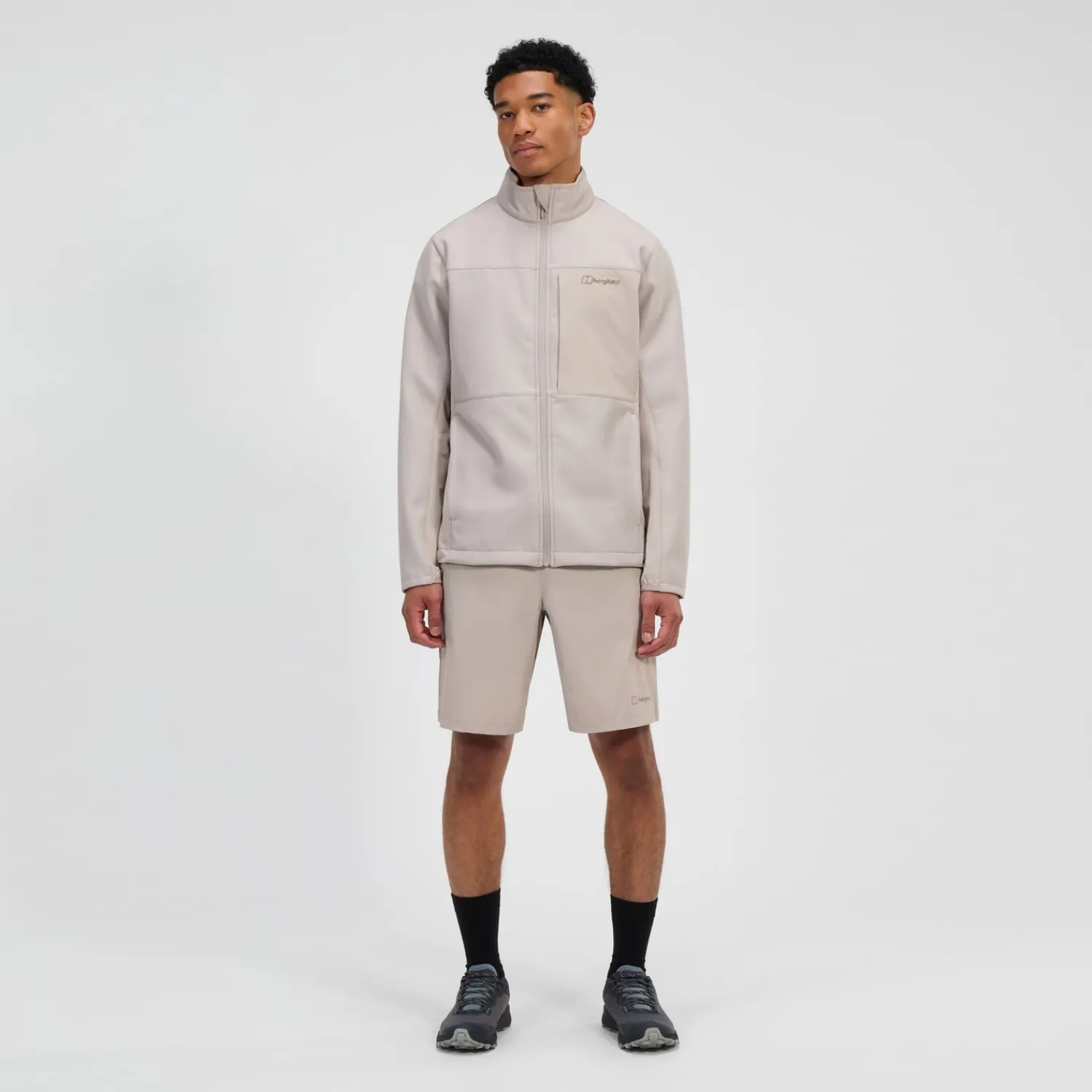 Berghaus Men's Grappled Long Sleeve Tee - Grey Online