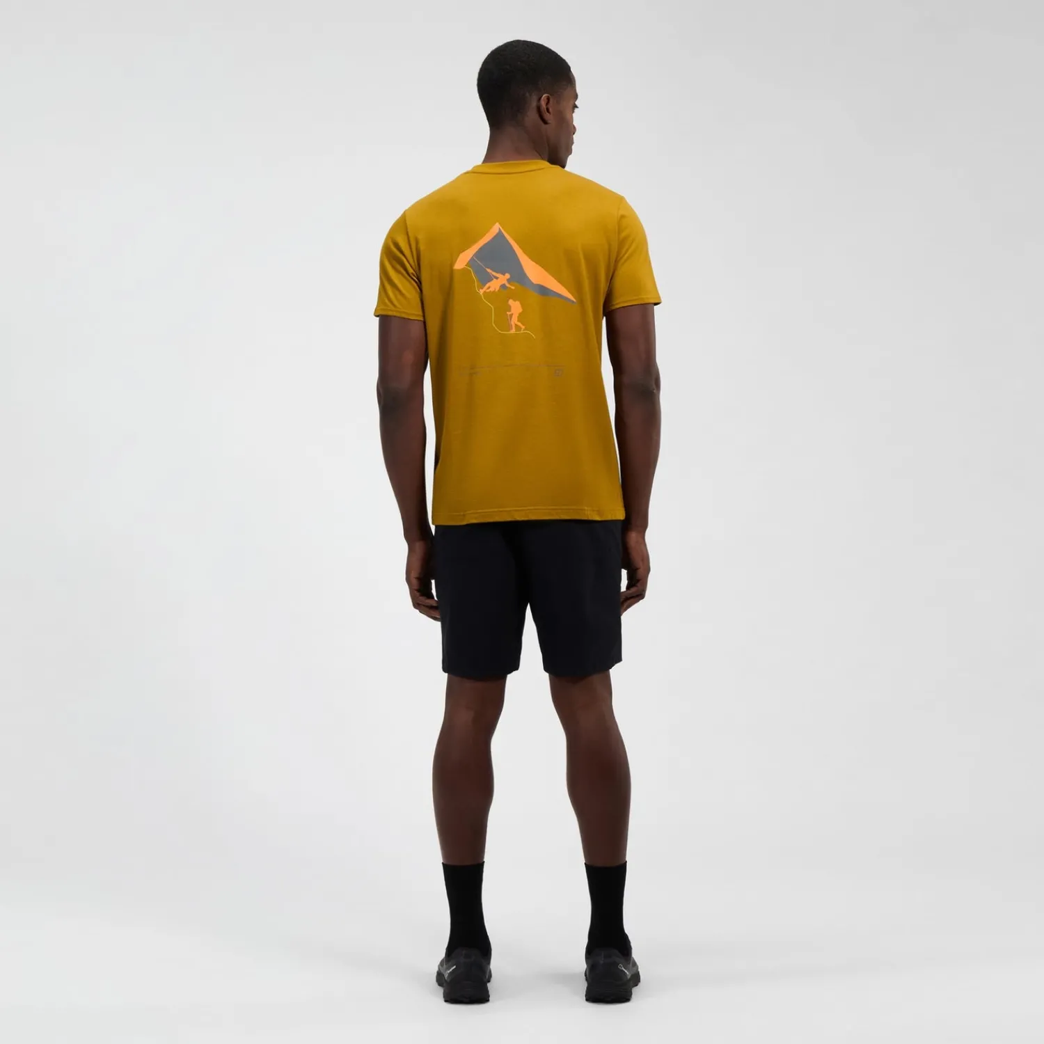 Berghaus Men's Grappled Short Sleeve Tee - Brown Hot