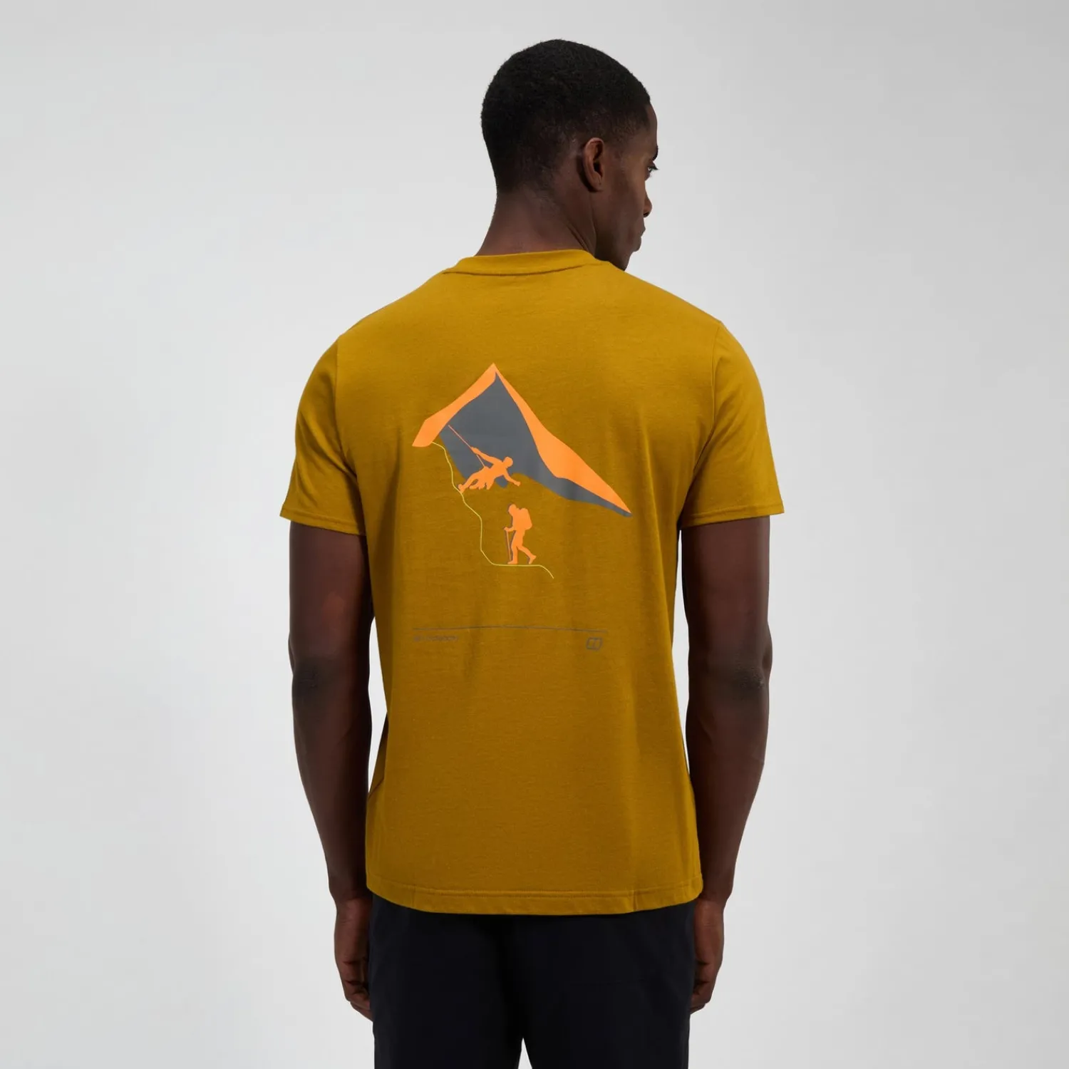 Berghaus Men's Grappled Short Sleeve Tee - Brown Hot
