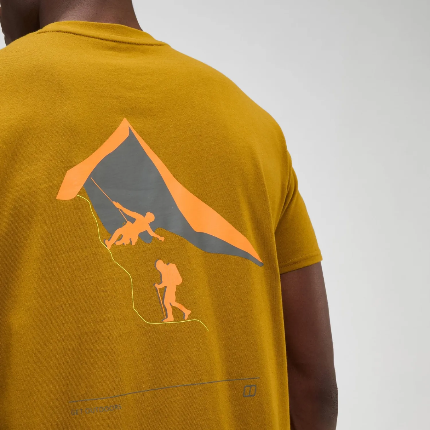 Berghaus Men's Grappled Short Sleeve Tee - Brown Hot