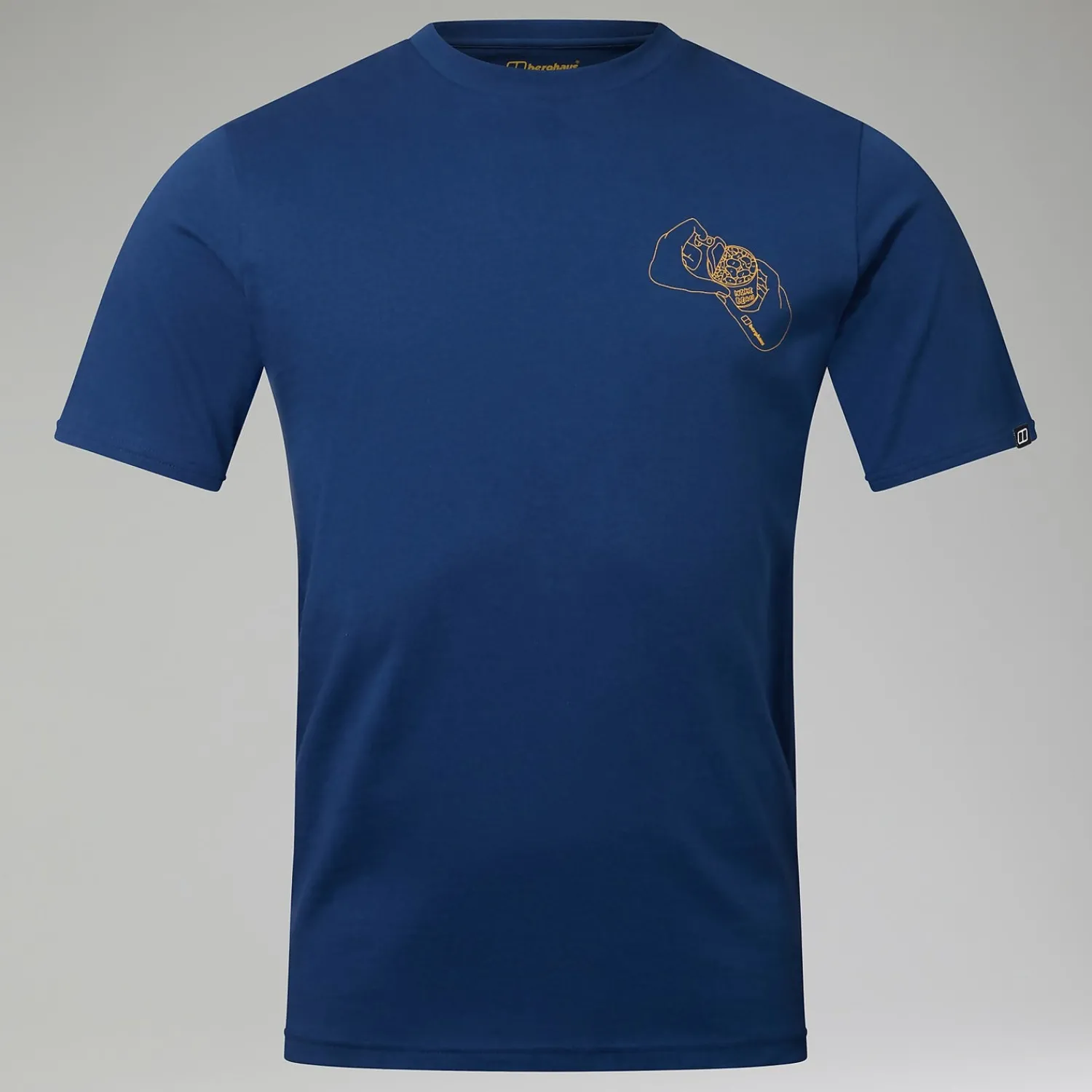Berghaus Mens Hike Beans Short Sleeve Tee - Dark Blue New