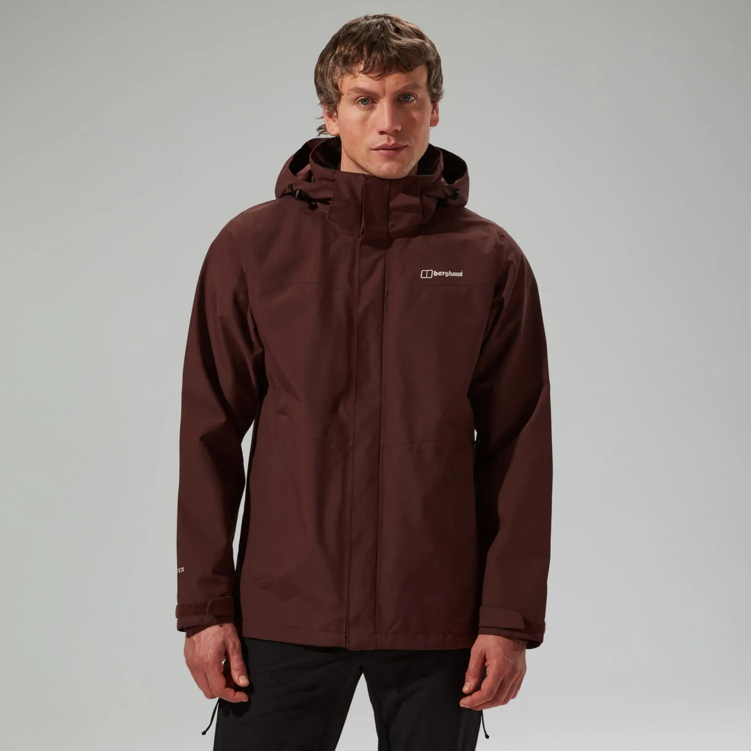 Berghaus Men's Hillwalker InterActive Gore-Tex Waterproof Jacket - Brown New
