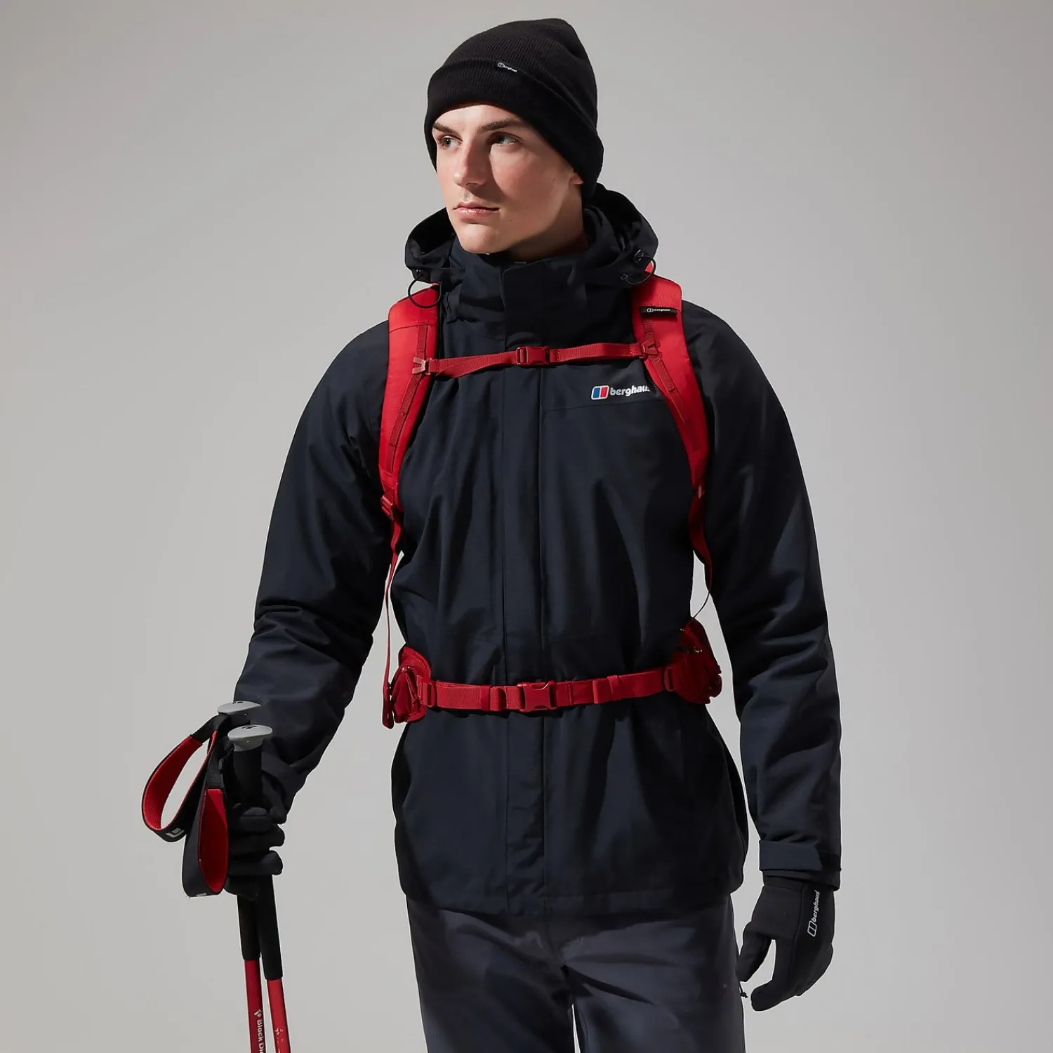 Berghaus Men's Hillwalker Jacket InterActive - Black Clearance